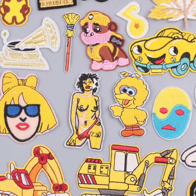 Women Yellow Patches for Clothes Sewing Patch Fusible Embroidered Patch Car Sew on Patches Embroidered Applications for Sewing
Women Yellow Patches for Clothes Sewing Patch Fusible Embroidered Patch Car Sew on Patches Embroidered Applications for Sewing