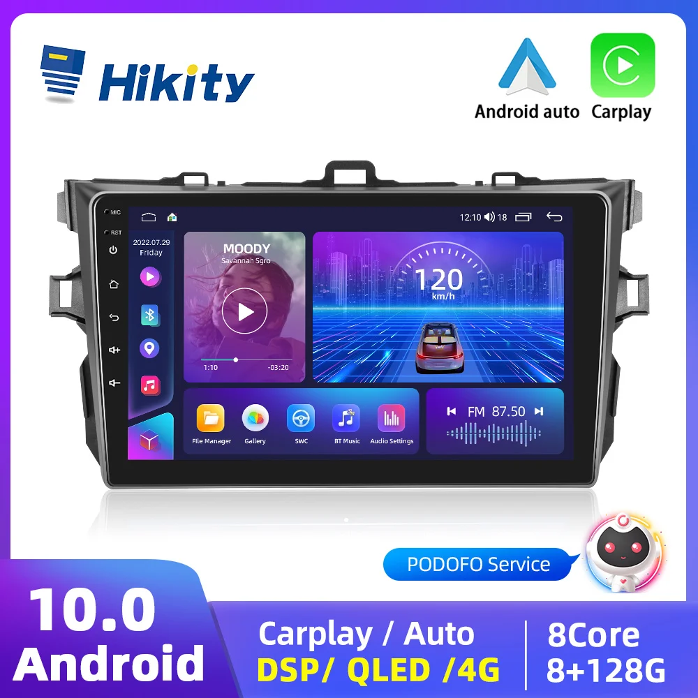 Hikity Android 11 Car Radio Carplay Multimedia Video Player For Toyota Corolla 2009-2013 Autoradio GPS Navigation 2din Stereo
Hikity Android 11 Car Radio Carplay Multimedia Video Player For Toyota Corolla 2009-2013 Autoradio GPS Navigation 2din Stereo