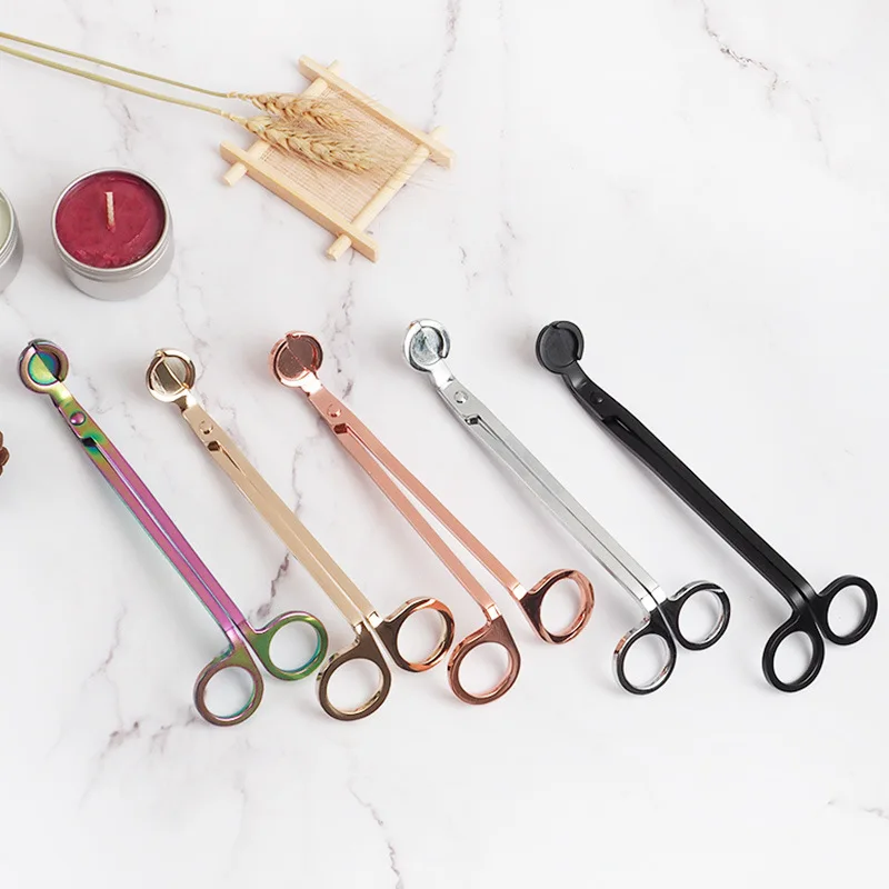 Candle Wick Scissors Stainless Steel Candle Core Trimmer DIY Handmade Candle Making Tools 18cm Black Rose Gold Silver Shears
Candle Wick Scissors Stainless Steel Candle Core Trimmer DIY Handmade Candle Making Tools 18cm Black Rose Gold Silver Shears