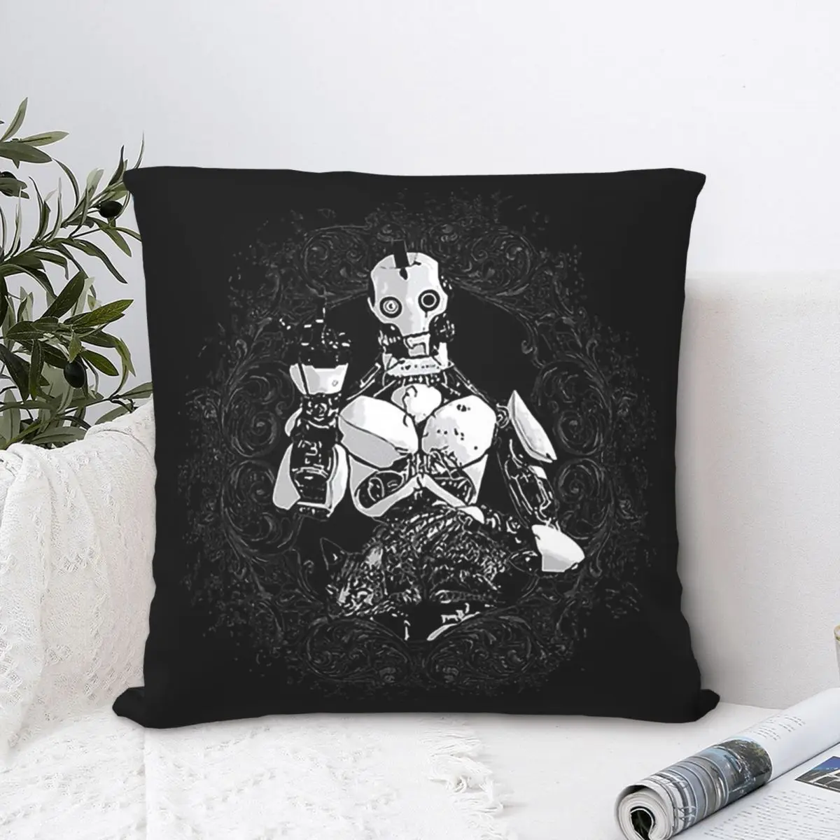 Cool Polyester Cushion Cover Love Death Robots Livingroom Office Decorative Kawaii
Cool Polyester Cushion Cover Love Death Robots Livingroom Office Decorative Kawaii