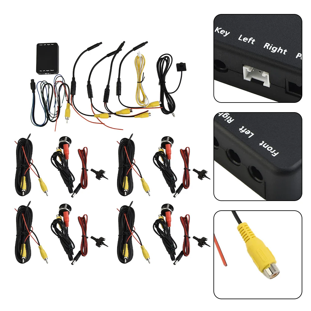 Car Parking Panoramic View Rearview 4 Way Camera Control Box System 360 Degree Car Electronics Accessories
Car Parking Panoramic View Rearview 4 Way Camera Control Box System 360 Degree Car Electronics Accessories