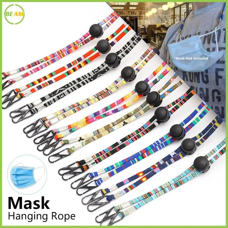 Ethnic Style Mask Lanyard Dual-use Glasses Chain Face Mask Hanging Rope Anti Slip Neck Strap Adjustable Traceless Ear Lanyard
Ethnic Style Mask Lanyard Dual-use Glasses Chain Face Mask Hanging Rope Anti Slip Neck Strap Adjustable Traceless Ear Lanyard