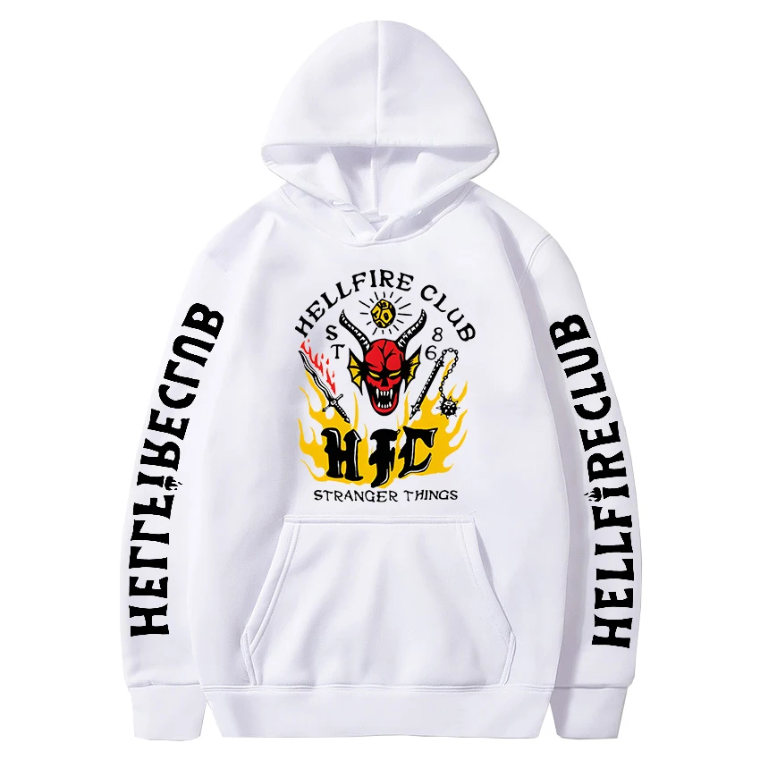 Stranger Things Hoodies Hellfire Club Graphic Print Unisex Hoody Autumn Winter Harajuku Retro Loose Casual Man/Woman Sweatshirt
Stranger Things Hoodies Hellfire Club Graphic Print Unisex Hoody Autumn Winter Harajuku Retro Loose Casual Man/Woman Sweatshirt