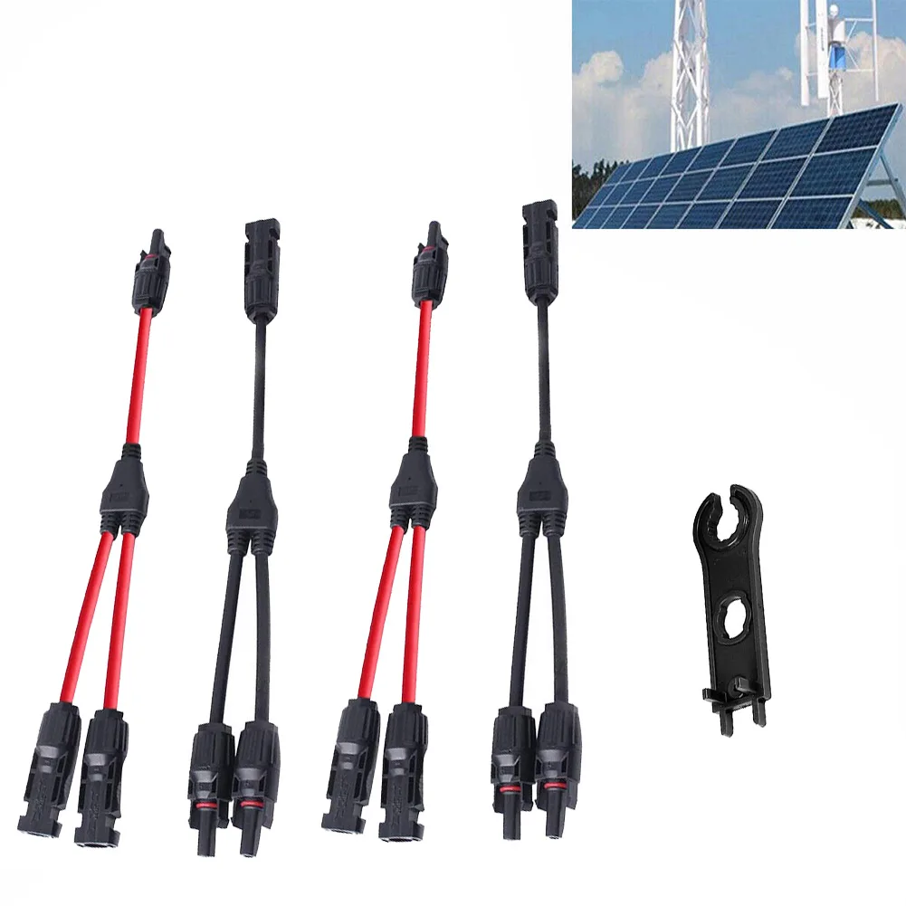 2 Pairs 5mm-7mm Solar Panel Wrench Self-locking Y-Branch Cable Photovoltaic Connector Splitter For Home Solar Systems Solar Part
2 Pairs 5mm-7mm Solar Panel Wrench Self-locking Y-Branch Cable Photovoltaic Connector Splitter For Home Solar Systems Solar Part