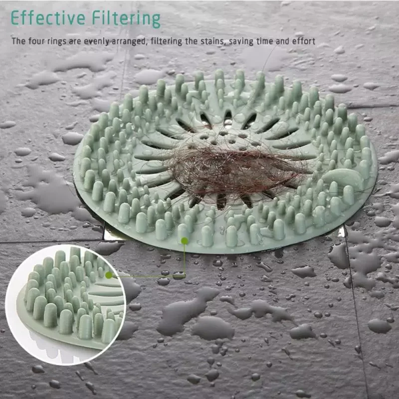 1PC Silicone Anti-blocking Filter Cover Sewer Outfall Strainer Sink Filter Hair Stopper Catcher Kitchen Bathroom Drain Covers
1PC Silicone Anti-blocking Filter Cover Sewer Outfall Strainer Sink Filter Hair Stopper Catcher Kitchen Bathroom Drain Covers