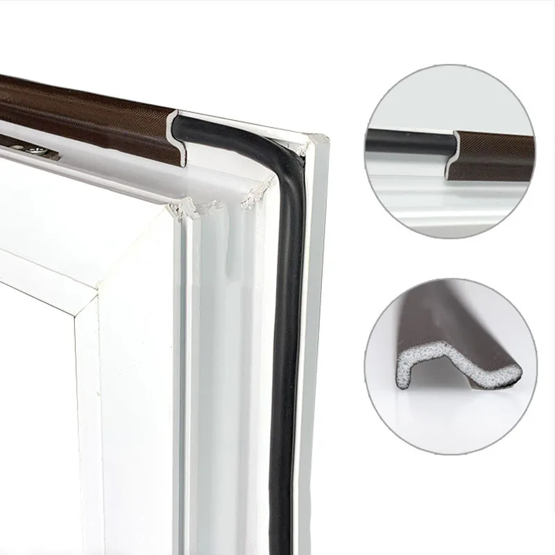 

6M Acustic Foam Window Sealing Strip for Casement Window Seal Soundproof Foam S Weather Stripping Door Seal Gap Filler Tape