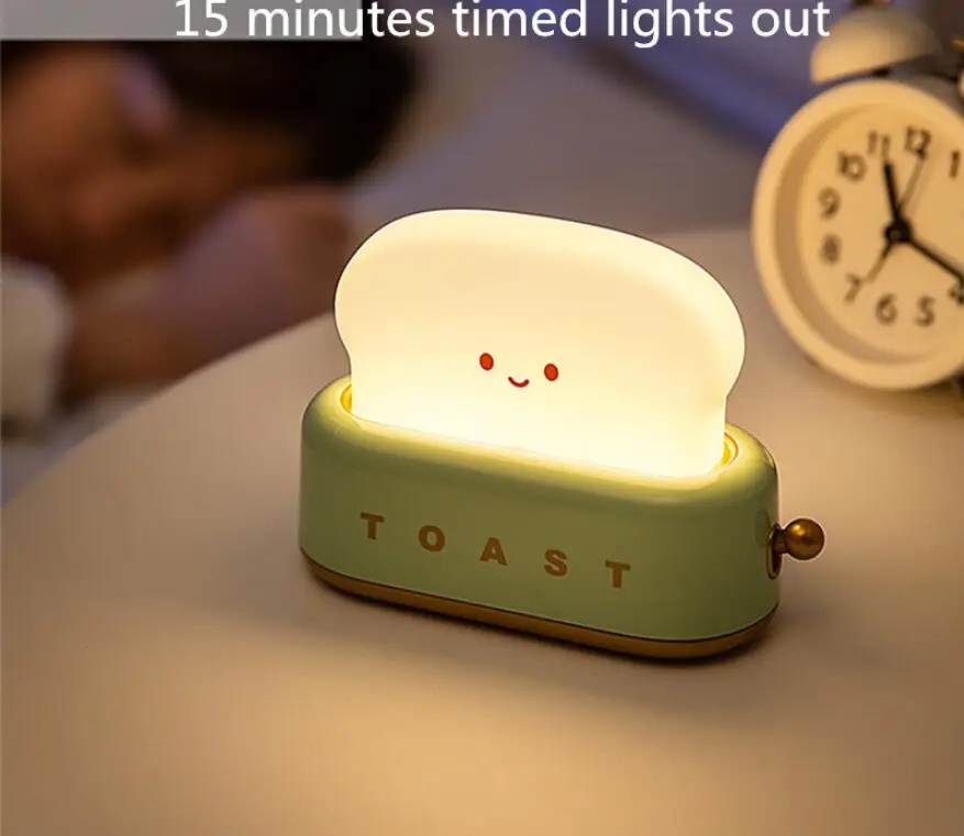 2022 Creative LED Bread Maker Night Light USB Charging Dimming Bedside Table Night Light Student Fun Switch Mood Light Girl Gift
2022 Creative LED Bread Maker Night Light USB Charging Dimming Bedside Table Night Light Student Fun Switch Mood Light Girl Gift