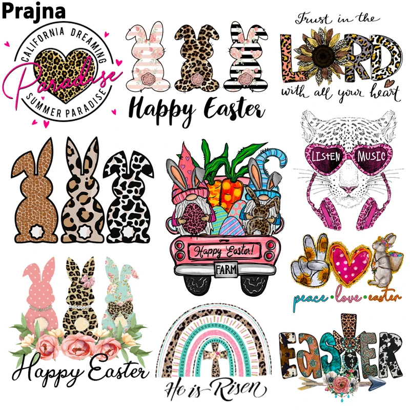 Funny Rabbits Iron On Transfers For Clothes Applique Heat Transfer Vinyl Fashion Flower Car Patches For Hoodies T-Shirt DIY
Funny Rabbits Iron On Transfers For Clothes Applique Heat Transfer Vinyl Fashion Flower Car Patches For Hoodies T-Shirt DIY