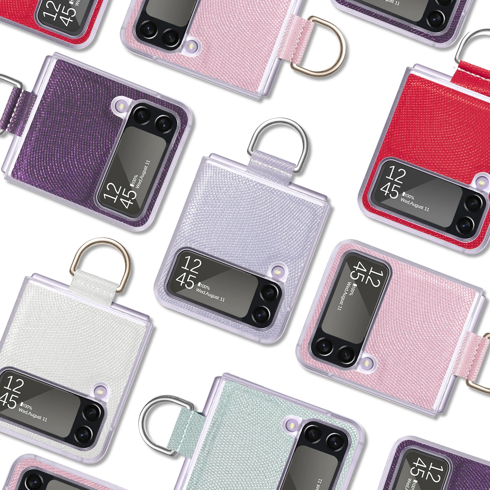 Роскошный блестящий чехол с кольцом-держателем для Samsung Galaxy Z Flip 4 5G Flip4 Flip5, чехол для телефона, защитная задняя крышка, супер тонкие чехлы
Роскошный блестящий чехол с кольцом-держателем для Samsung Galaxy Z Flip 4 5G Flip4 Flip5, чехол для телефона, защитная задняя крышка, супер тонкие чехлы