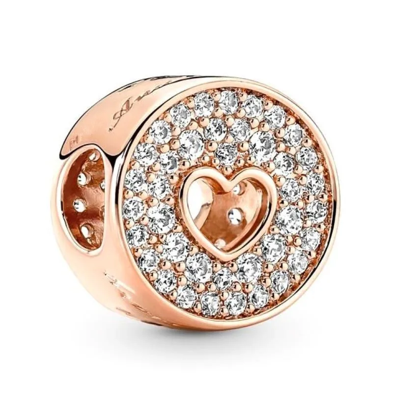 

Оригинальные моменты паве сердце юбилей Шарм Бусина Подходит для Pandora 925 Стерлинговое серебро браслет и ожерелье ювелирные изделия