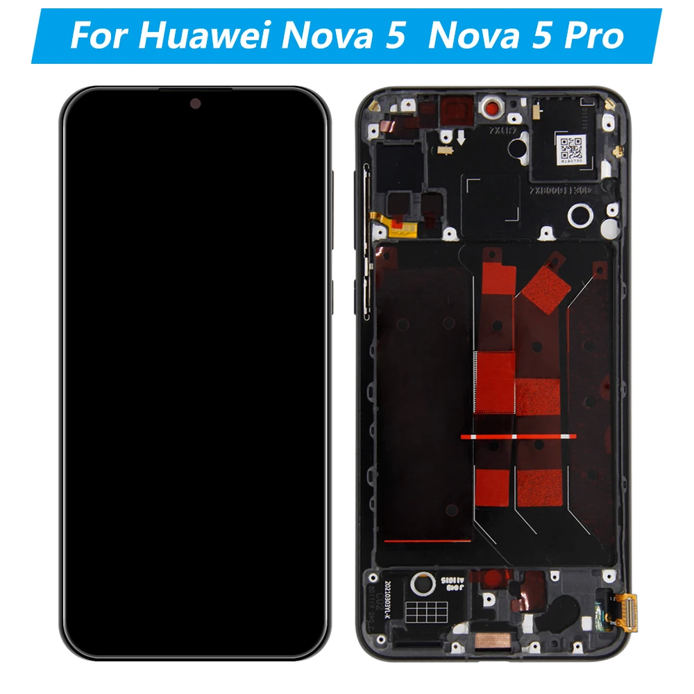 AMOLED LCD Display For Huawei Nova 5 / Nova 5 Pro SEA-AL10 SEA-TL10 SEA-LX2 LCD Display Touch Screen Digitizer Assembly
AMOLED LCD Display For Huawei Nova 5 / Nova 5 Pro SEA-AL10 SEA-TL10 SEA-LX2 LCD Display Touch Screen Digitizer Assembly