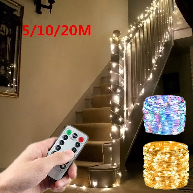 Christmas Decor 5M-20M LED String Lights Garland Christmas Decoration for Home 2022 Christmas Ornaments Natal Navidad New Year 
Christmas Decor 5M-20M LED String Lights Garland Christmas Decoration for Home 2022 Christmas Ornaments Natal Navidad New Year