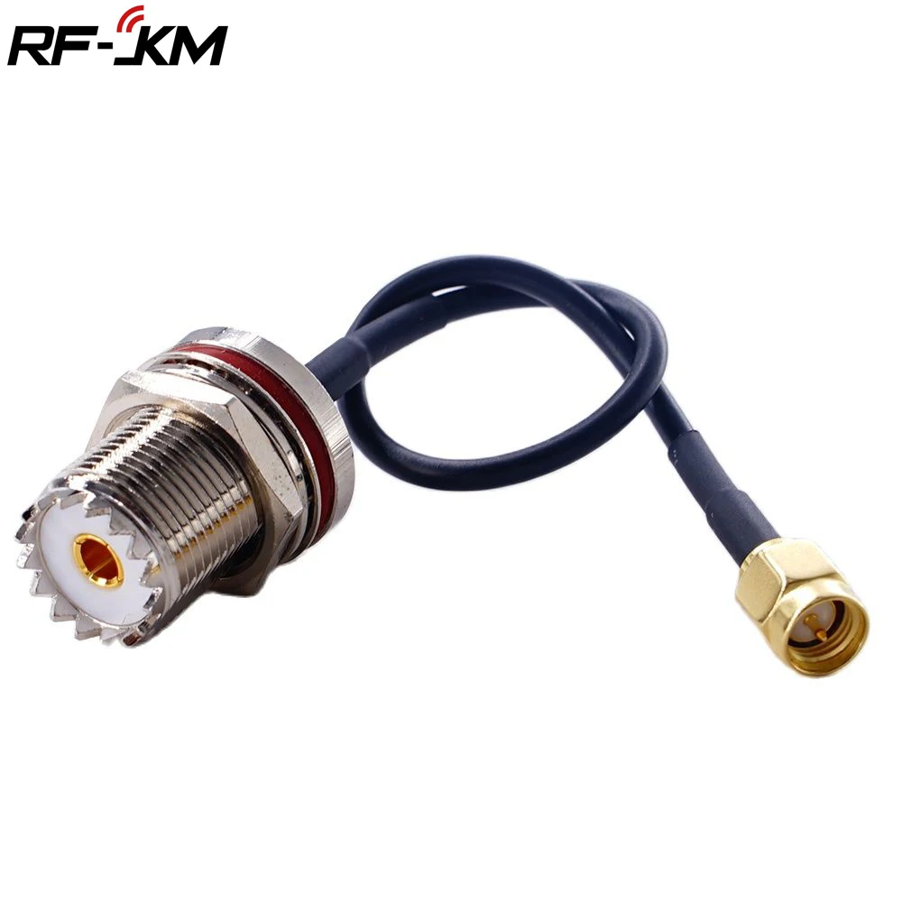 Кабель RF JKM SMA Male - SO239 UHF Female RG174
Кабель RF JKM SMA Male - SO239 UHF Female RG174