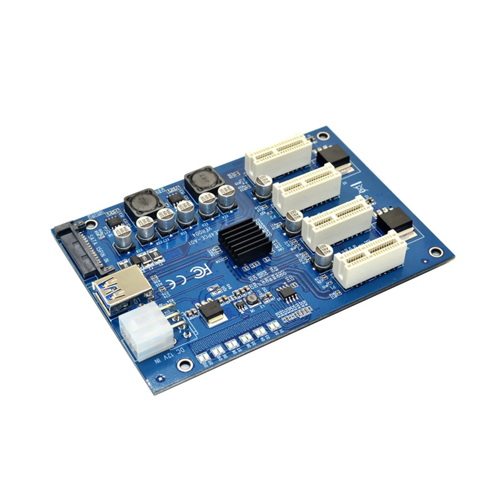 Riser Card PCI-E 1 to 4 Port Adapter NGFF PCI-E Multiplier USB Expansion Kit Computer Accessory
Riser Card PCI-E 1 to 4 Port Adapter NGFF PCI-E Multiplier USB Expansion Kit Computer Accessory