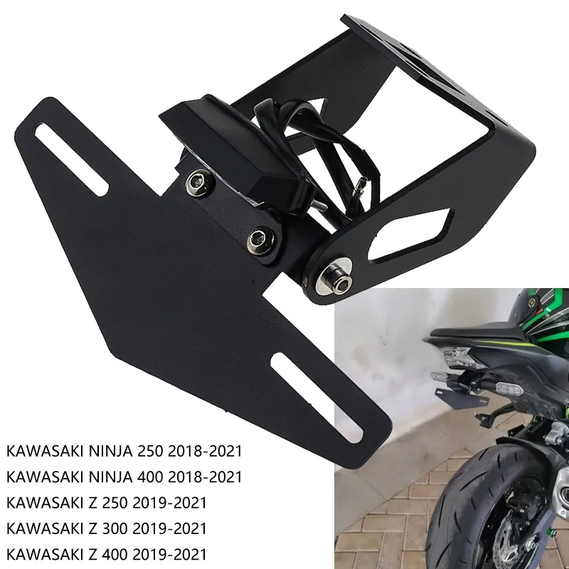 Suitable for Kawasaki Z400 Ninja NINJA400/250 Z250/Z300 modified short tail license plate frame rear license plate holder
Suitable for Kawasaki Z400 Ninja NINJA400/250 Z250/Z300 modified short tail license plate frame rear license plate holder