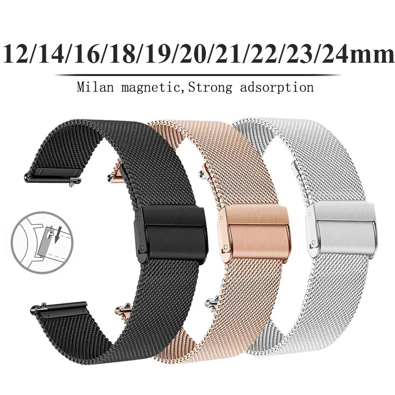 Milanese Watchband for DW Watch Strap 10 12 13 14 15 16 17mm 18mm 19mm 20mm 21mm 22mm 23mm 24 mm Men Women Stainless Steel Strap
Milanese Watchband for DW Watch Strap 10 12 13 14 15 16 17mm 18mm 19mm 20mm 21mm 22mm 23mm 24 mm Men Women Stainless Steel Strap