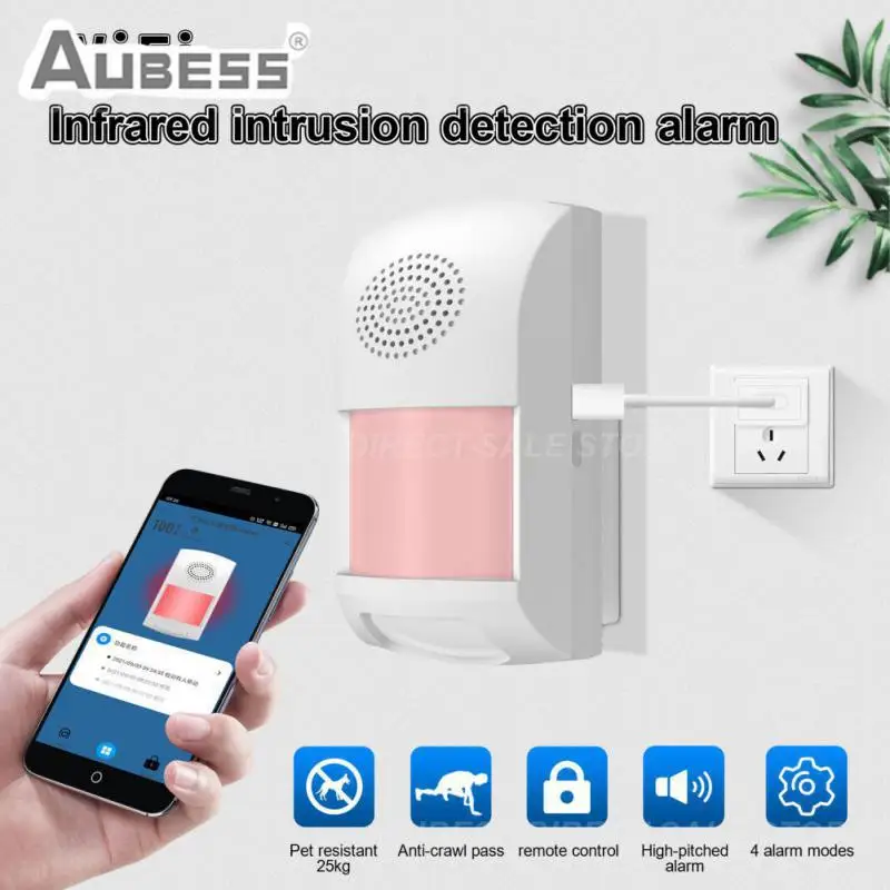 Mini Wifi Infrared Detectors Time Human Body Motion Sensor Remote Control Independent Infrared Alarm Tuya 100db Alarm Smart Life
Mini Wifi Infrared Detectors Time Human Body Motion Sensor Remote Control Independent Infrared Alarm Tuya 100db Alarm Smart Life