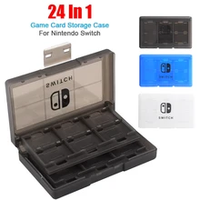 Anti-drop 24 In 1 Nintend Switch Game Card Storage Case ABS Hard Shell Cover Box for Nintendo Switch Nintendoswitch Accessories
