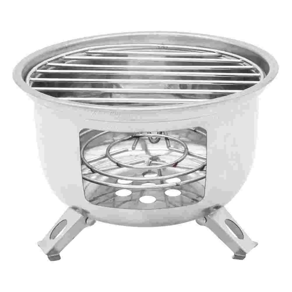 Stove Camping Bbq Grill Round Barbecue Butane Burner Stainless Charcoal Gas Outdoor Portable Backpacking Cooking Smoker Wood
Stove Camping Bbq Grill Round Barbecue Butane Burner Stainless Charcoal Gas Outdoor Portable Backpacking Cooking Smoker Wood