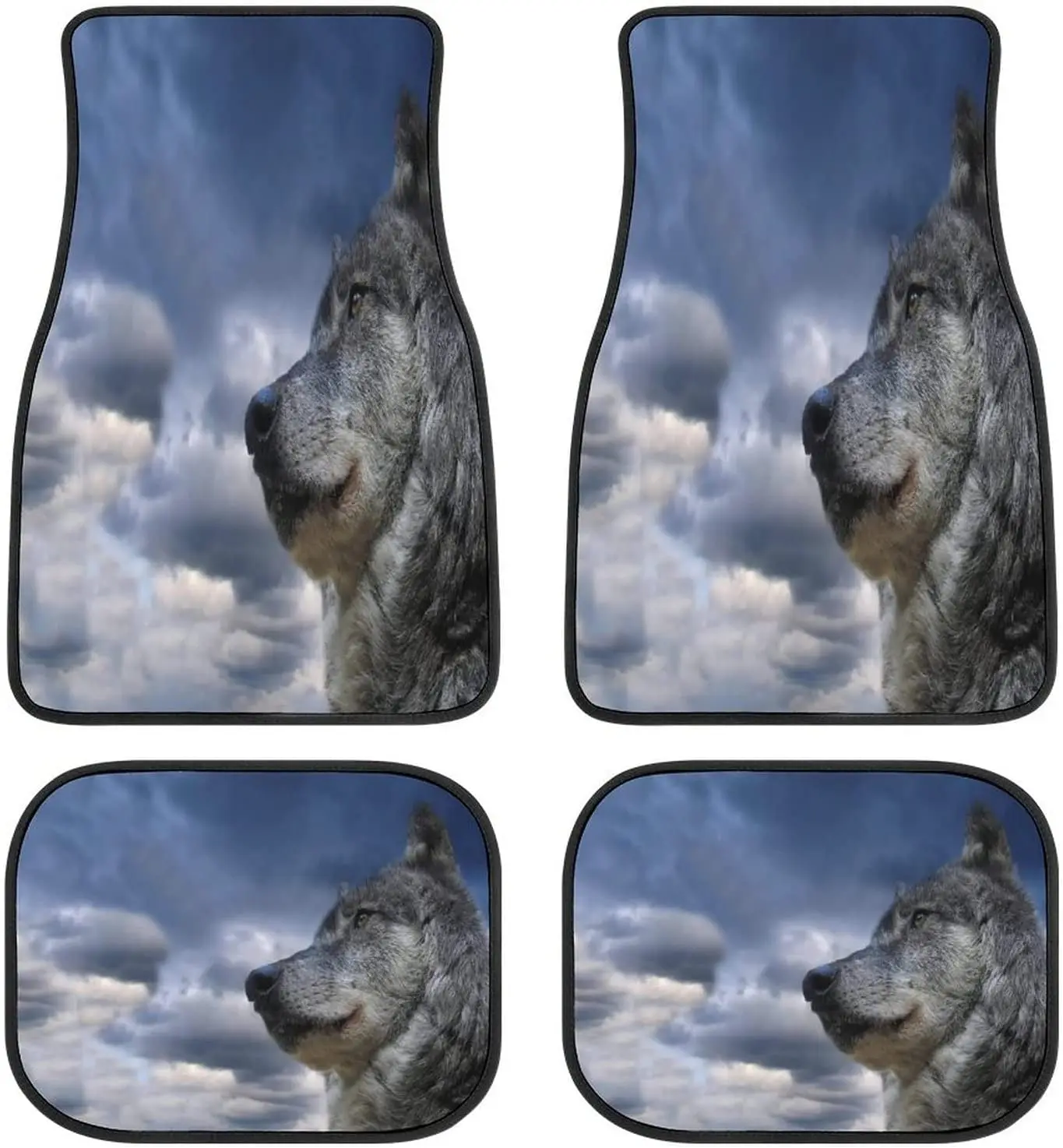 Animal Wildlife Wolf Art Car Mats Universal Fit Car Floor Mats Fashion Soft Waterproof Car Carpet Front&Rear 4 Pieces Full Set F
Animal Wildlife Wolf Art Car Mats Universal Fit Car Floor Mats Fashion Soft Waterproof Car Carpet Front&Rear 4 Pieces Full Set F