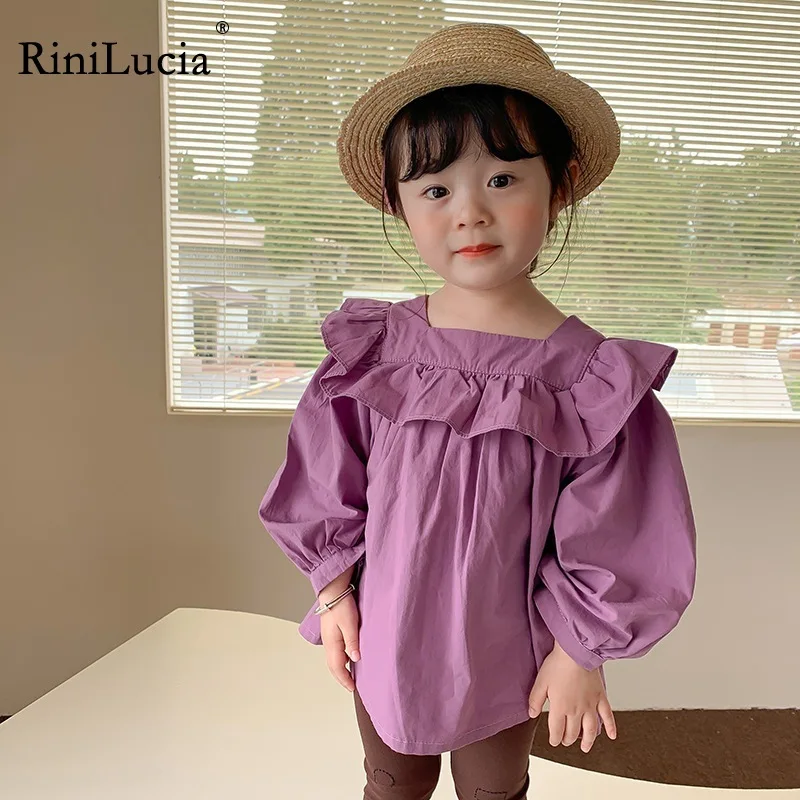 RiniLucia Girls' Linen Solid Blouses 2022 Autumn New Fashion Square Collar Girl Ruffle Cotton And Linen Long-Sleeve Shirts
RiniLucia Girls' Linen Solid Blouses 2022 Autumn New Fashion Square Collar Girl Ruffle Cotton And Linen Long-Sleeve Shirts