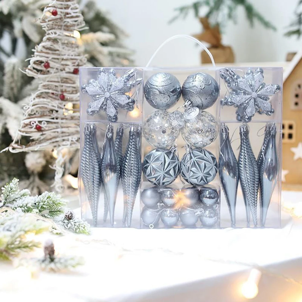 40PC/box 6cm Christmas Ball Ornaments Xmas Tree Hanging Ice Pendants Christmas Decor For Home Navidad 2024 New Year Gift Noel
40PC/box 6cm Christmas Ball Ornaments Xmas Tree Hanging Ice Pendants Christmas Decor For Home Navidad 2024 New Year Gift Noel