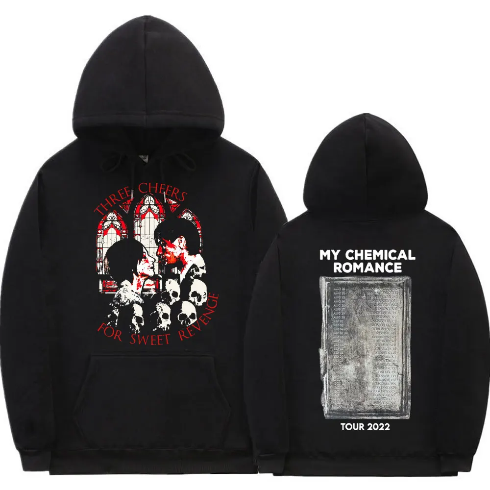Hot Sale Rock Band My Chemical Romance Graphic Hoodie Three Cheers for Sweet Revenge Hoodies Men Women Vintage Loose Sweatshirt
Hot Sale Rock Band My Chemical Romance Graphic Hoodie Three Cheers for Sweet Revenge Hoodies Men Women Vintage Loose Sweatshirt