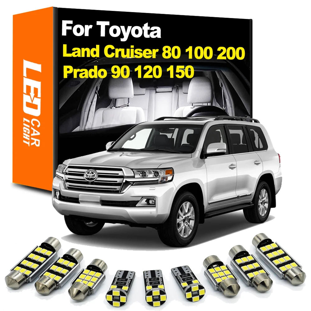 Zoomsee Interior LED Light Kit Canbus For Toyota Land Cruiser 200 100 80 70 Prado 150 120 90 FJ Cruiser 1990-2019 2020 Car Bulb
Zoomsee Interior LED Light Kit Canbus For Toyota Land Cruiser 200 100 80 70 Prado 150 120 90 FJ Cruiser 1990-2019 2020 Car Bulb