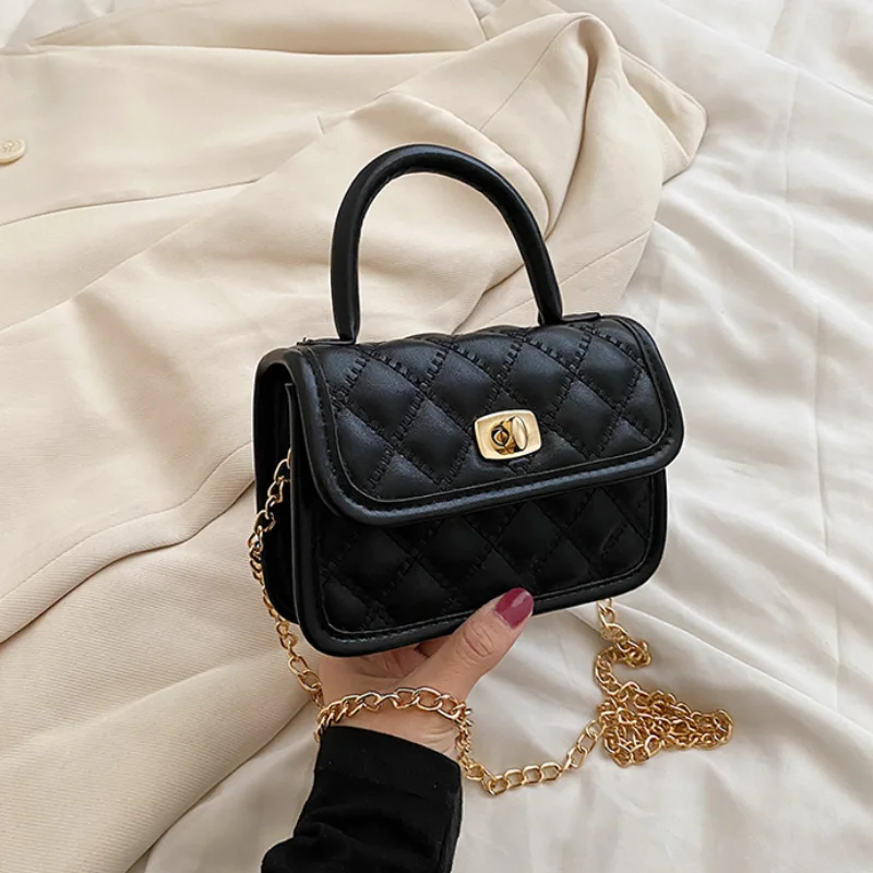 Exquisite Bags for Women Diamond Lattice PU Metal Lock Shoulder Crossbody Bags Female Luxury Brand Designer Handbag
Exquisite Bags for Women Diamond Lattice PU Metal Lock Shoulder Crossbody Bags Female Luxury Brand Designer Handbag