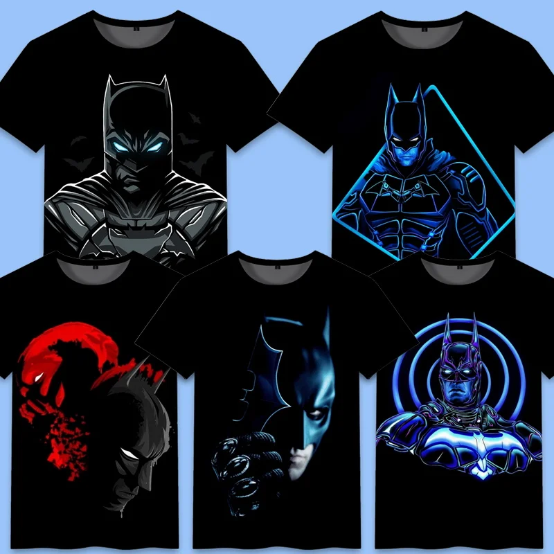 Marvel Batman Movie Surrounding Men's Short-Sleeved T-shirt Boy Children's Clothes Teenagers Summer Students
Marvel Batman Movie Surrounding Men's Short-Sleeved T-shirt Boy Children's Clothes Teenagers Summer Students
