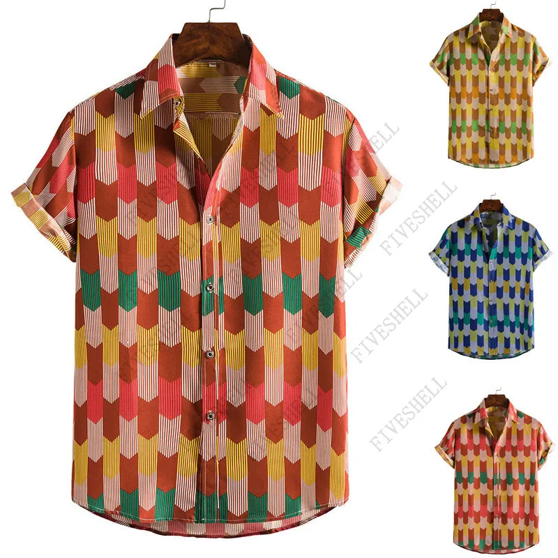 Mens Hawaiian Shirts Hipster Vintage Striped Beach Aloha Shirt Men Vacation Clothing Slim Fit Short Sleeve Chemise Homme XXXL
Mens Hawaiian Shirts Hipster Vintage Striped Beach Aloha Shirt Men Vacation Clothing Slim Fit Short Sleeve Chemise Homme XXXL