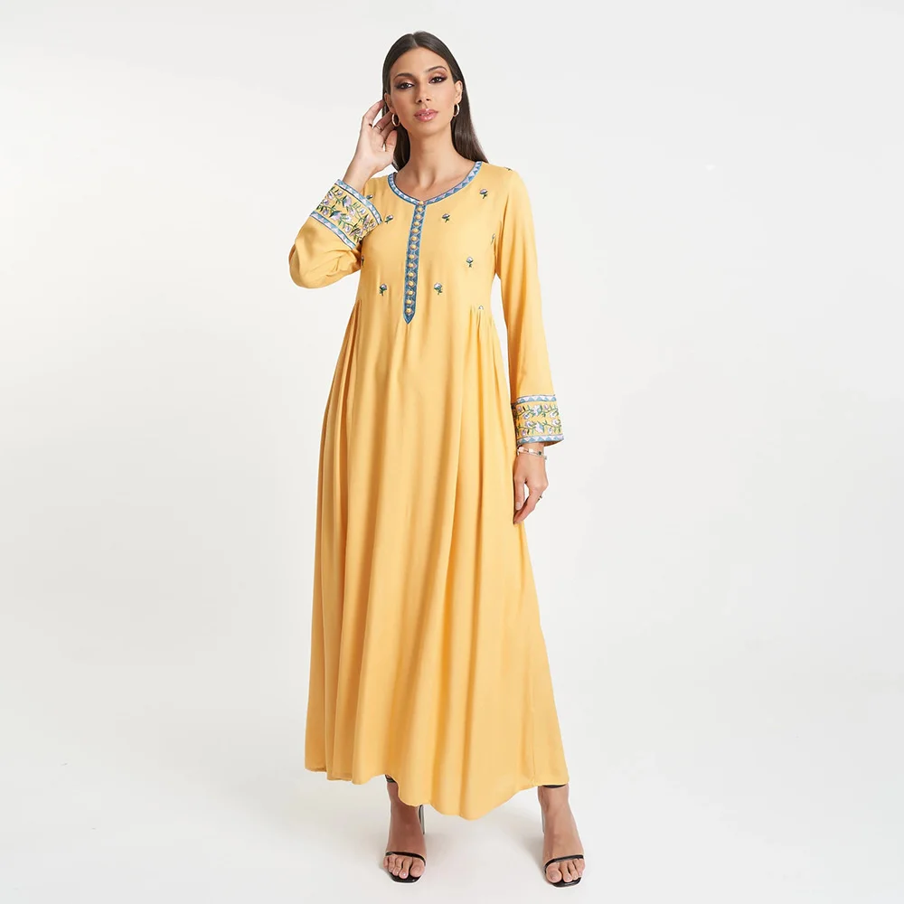 2022 summer Arab women's dress fashion cotton comfortable dress women's clothing all season
2022 summer Arab women's dress fashion cotton comfortable dress women's clothing all season