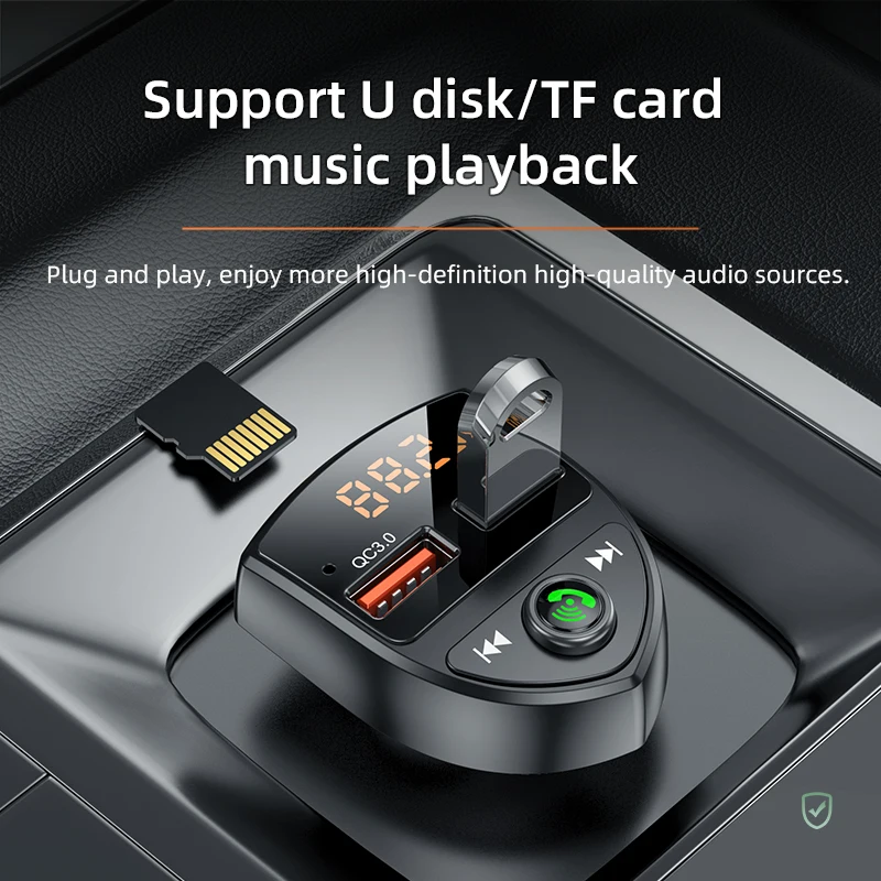 FM Transmitter Car Wireless Bluetooth 5.0 FM Radio Modulator Car Kit 3.1A USB Car Charger Handsfree Aux Audio MP3 Player
FM Transmitter Car Wireless Bluetooth 5.0 FM Radio Modulator Car Kit 3.1A USB Car Charger Handsfree Aux Audio MP3 Player
