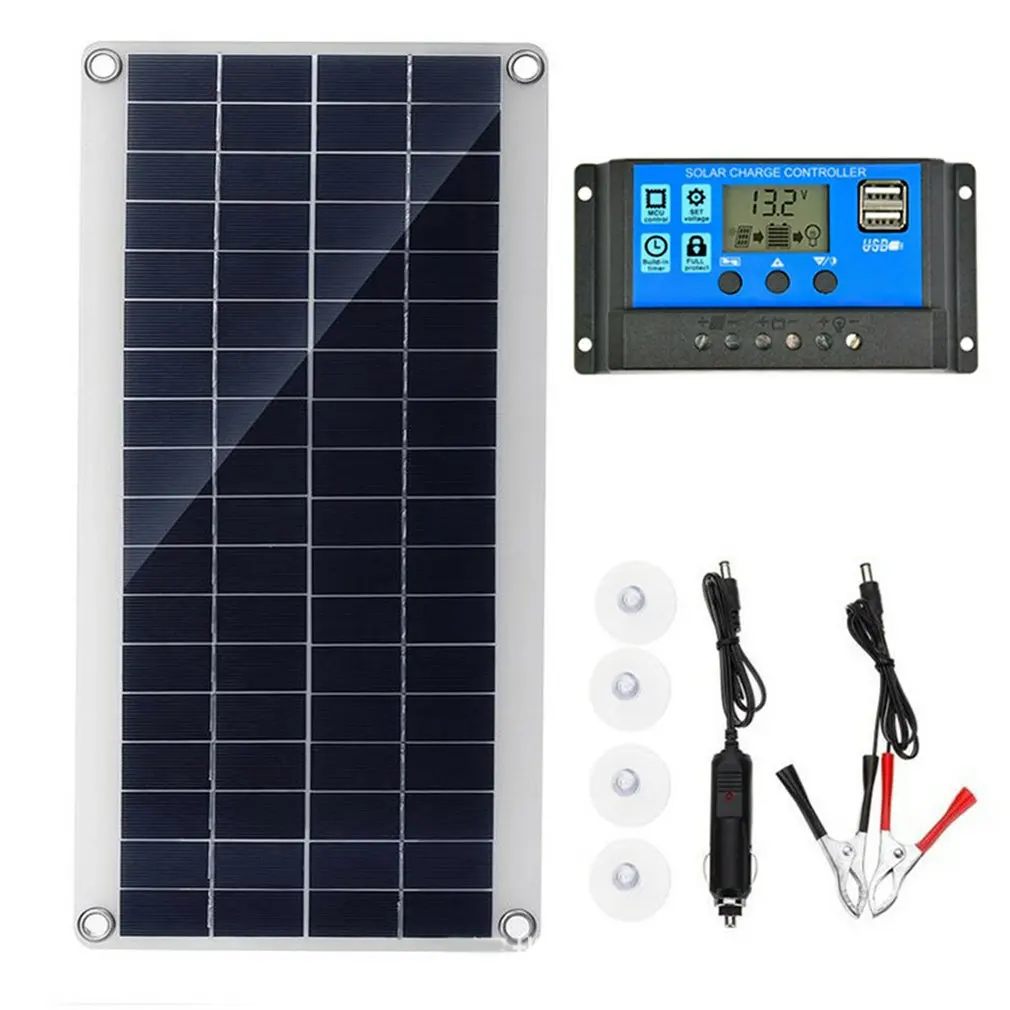 Solar Panel 12V30W FLexible Waterproof Solar Panel Kit Complete Camping Car RV Battery Charger System For Outdoor
Solar Panel 12V30W FLexible Waterproof Solar Panel Kit Complete Camping Car RV Battery Charger System For Outdoor