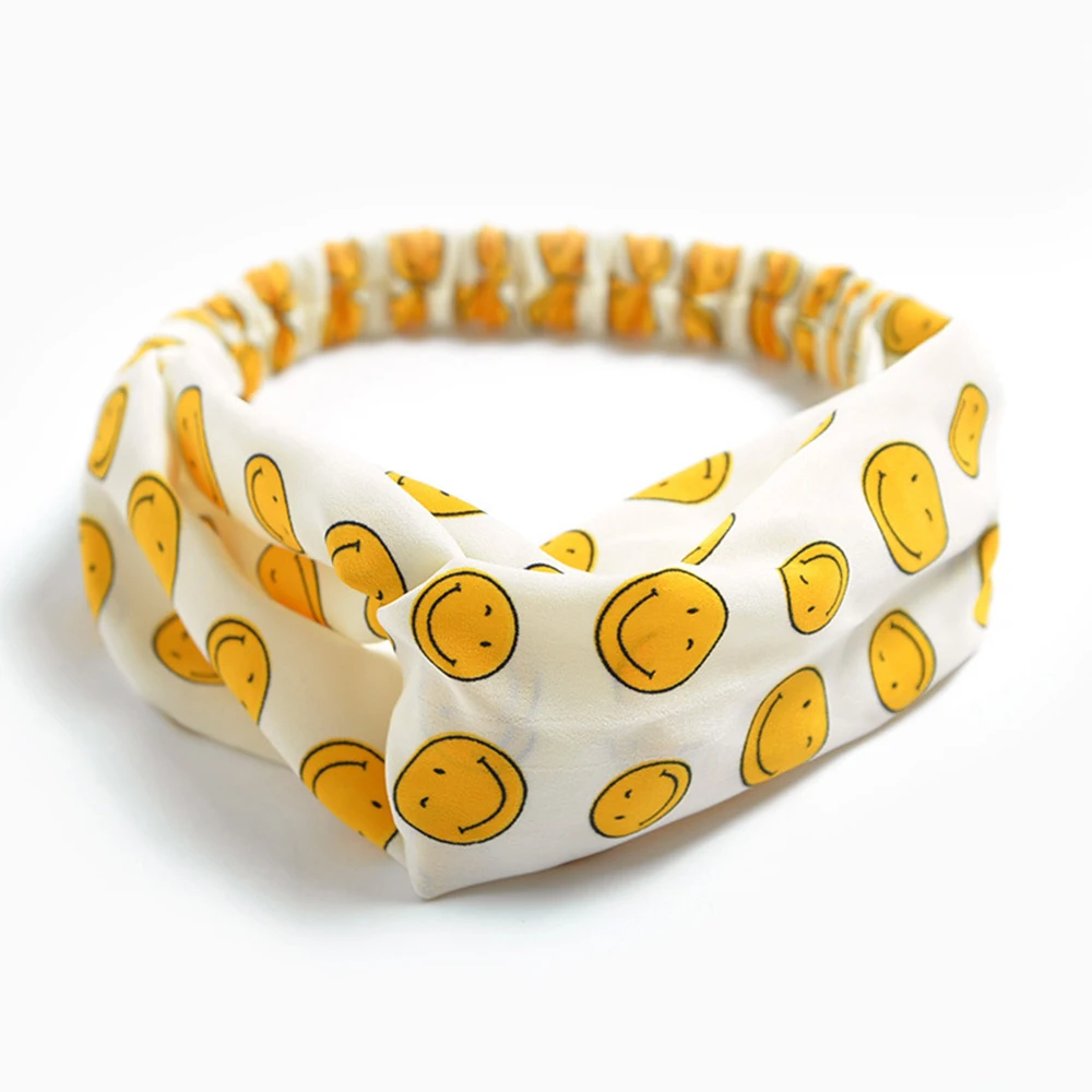 Woman cartoon smiley face headband Girl makeup bag Her headband chiffon hair accessory FD087
Woman cartoon smiley face headband Girl makeup bag Her headband chiffon hair accessory FD087