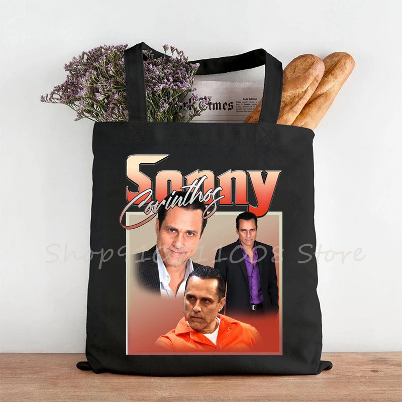 SONNY CORINTHOS Print Shopping Shoulder Canvas Bag Casual Large-Capacity Cartoon Tote Harajuku Women Bags General Hospital Fans
SONNY CORINTHOS Print Shopping Shoulder Canvas Bag Casual Large-Capacity Cartoon Tote Harajuku Women Bags General Hospital Fans