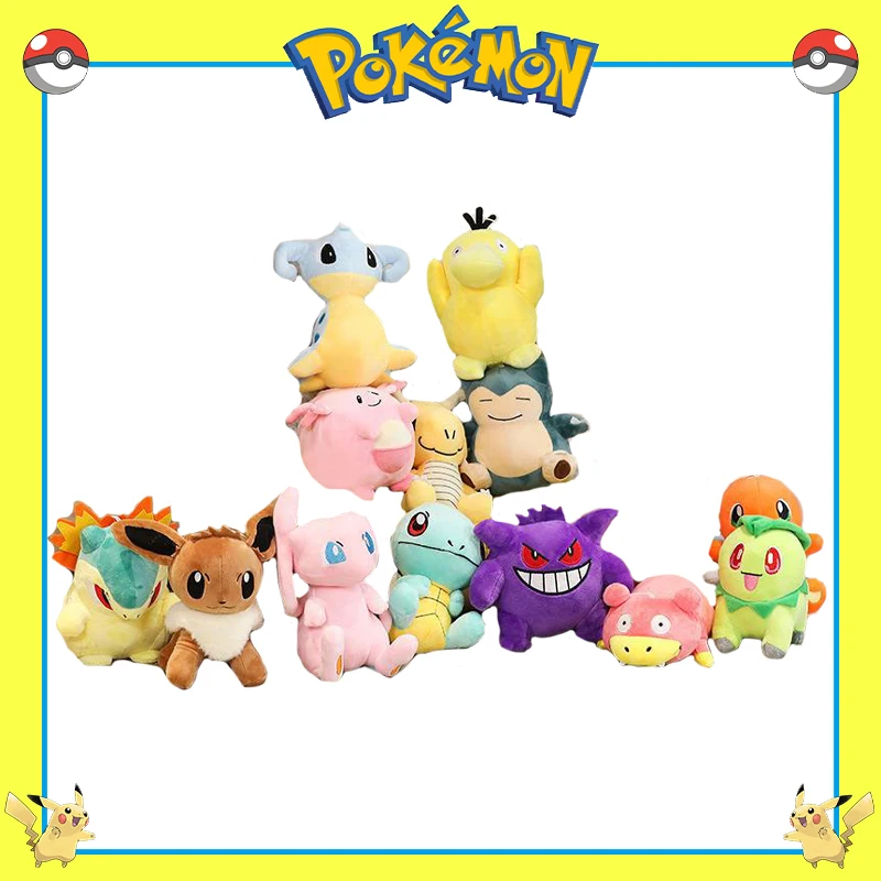 20cm TAKARA TOMY Pokemon Plush Eevee Mew Psyduck Gengar Stuffed Toy Anime Cartoon Pillow Kawaii Doll Xmas Birthday Gift for Kids
20cm TAKARA TOMY Pokemon Plush Eevee Mew Psyduck Gengar Stuffed Toy Anime Cartoon Pillow Kawaii Doll Xmas Birthday Gift for Kids