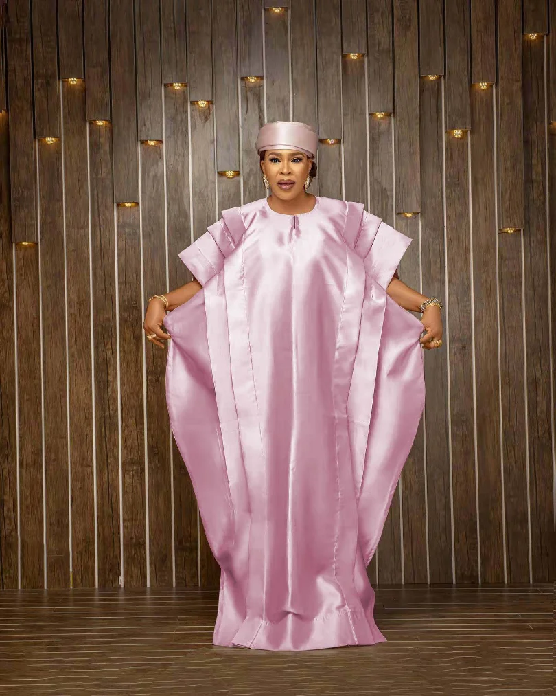 

Нигерия, Дамское Платье Caftan, африканские платья для женщин 2022, традиционная свободная Абая Мусульманская одежда, африканская женская одежд...