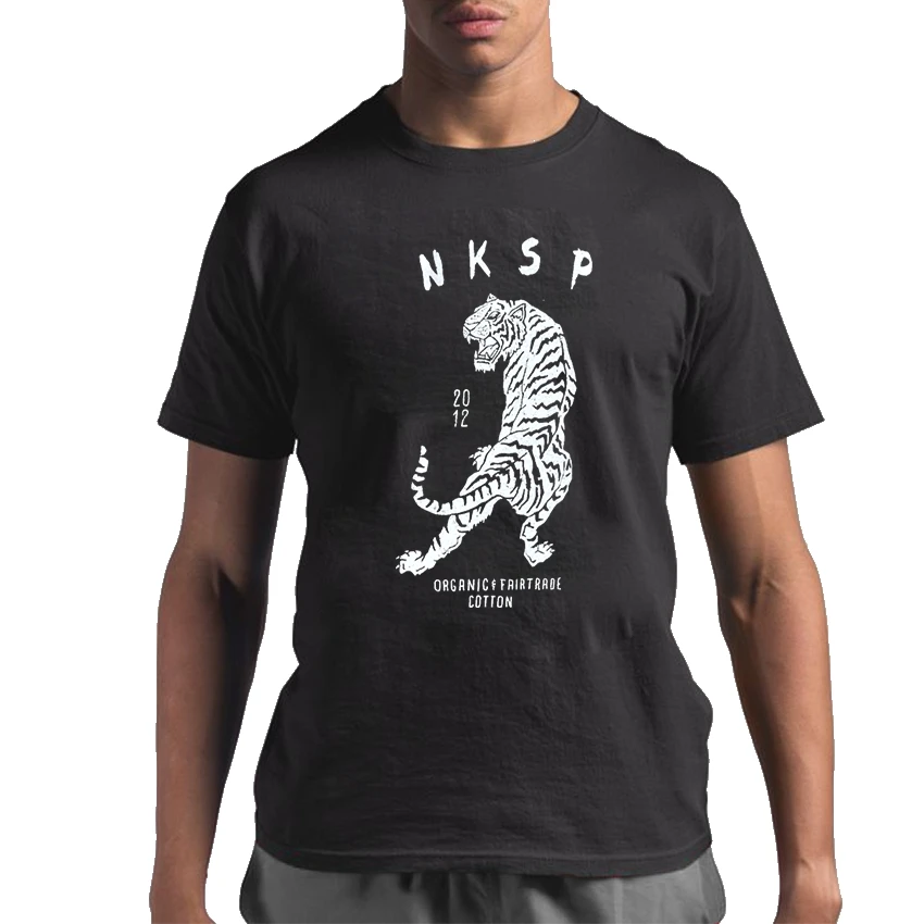 Прямая поставка, 100% хлопок, футболка унисекс с круглым вырезом и принтом тигра, свободная уличная одежда, мужская футболка с коротким рукаво...
Прямая поставка, 100% хлопок, футболка унисекс с круглым вырезом и принтом тигра, свободная уличная одежда, мужская футболка с коротким рукаво...