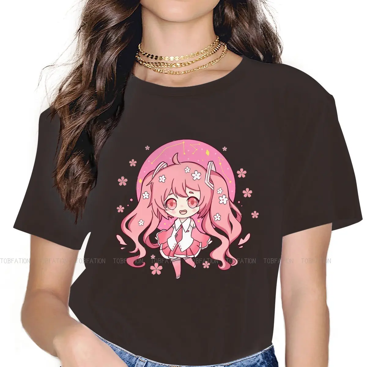 Flowers Unique TShirt for Girl Sakura MIKU Top Quality Graphic T Shirt Stuff Hot Sale 
Flowers Unique TShirt for Girl Sakura MIKU Top Quality Graphic T Shirt Stuff Hot Sale
