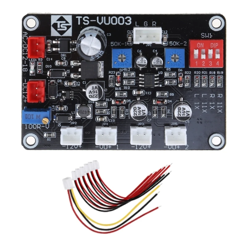 Adjustable VU Meter Driver Board with Cable Backlight Power Output for DC 12V-18V High & Low Frequency Switching Plas
Adjustable VU Meter Driver Board with Cable Backlight Power Output for DC 12V-18V High & Low Frequency Switching Plas