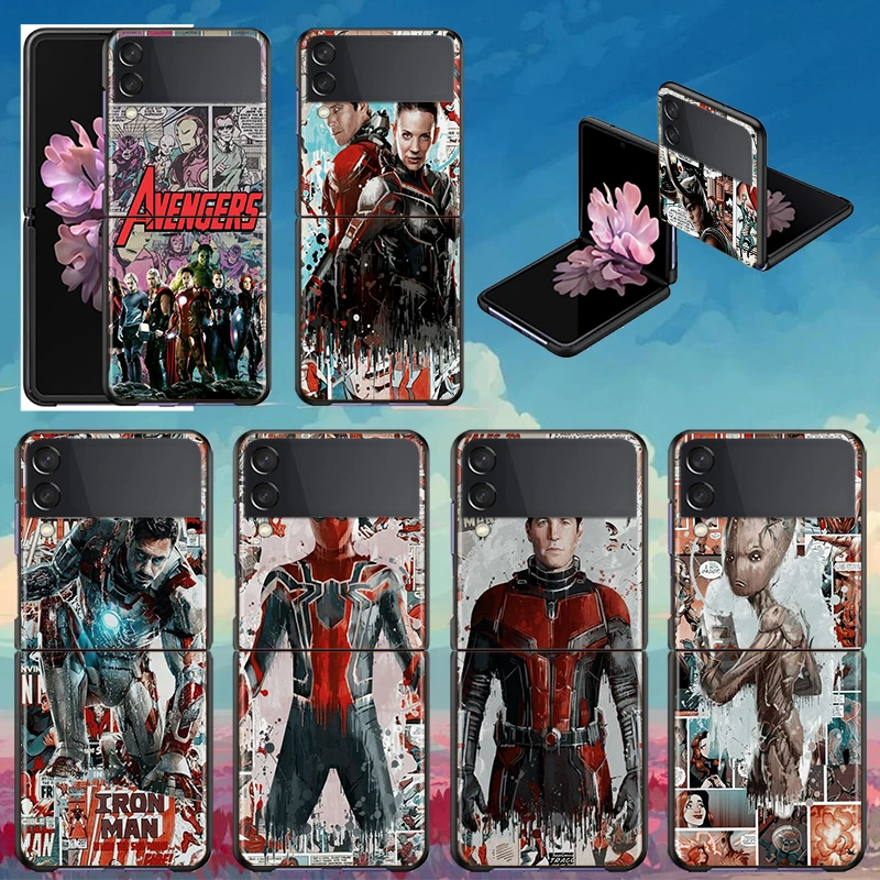 Shockproof Hard Cover Folding Mobile Shell The Avengers superheroes For Samsung Galaxy Z Flip 3 5G Black Funda Phone Case
Shockproof Hard Cover Folding Mobile Shell The Avengers superheroes For Samsung Galaxy Z Flip 3 5G Black Funda Phone Case