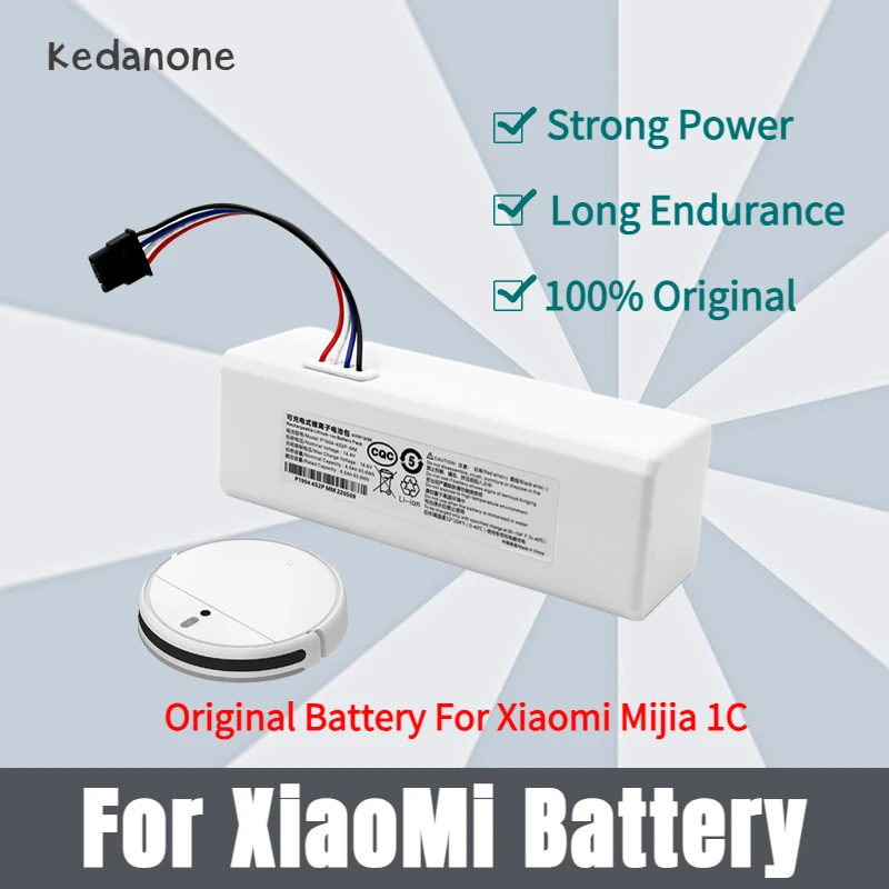 2023 New 14.4V Robot Vacuum Cleaner 1C Battery For Mijia 1C STYTJ01ZHM Vacuum Mop Cleaner Sweeping Robot Battery G1
2023 New 14.4V Robot Vacuum Cleaner 1C Battery For Mijia 1C STYTJ01ZHM Vacuum Mop Cleaner Sweeping Robot Battery G1