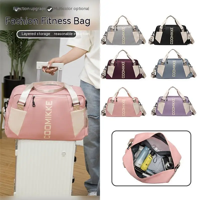 New Women Travel Bag Ladies Handbag Large Sports Pack Multifunctional Luggage Shoulder Bag Gym Bags 2023 Fashion Cool Yoga Bags
New Women Travel Bag Ladies Handbag Large Sports Pack Multifunctional Luggage Shoulder Bag Gym Bags 2023 Fashion Cool Yoga Bags