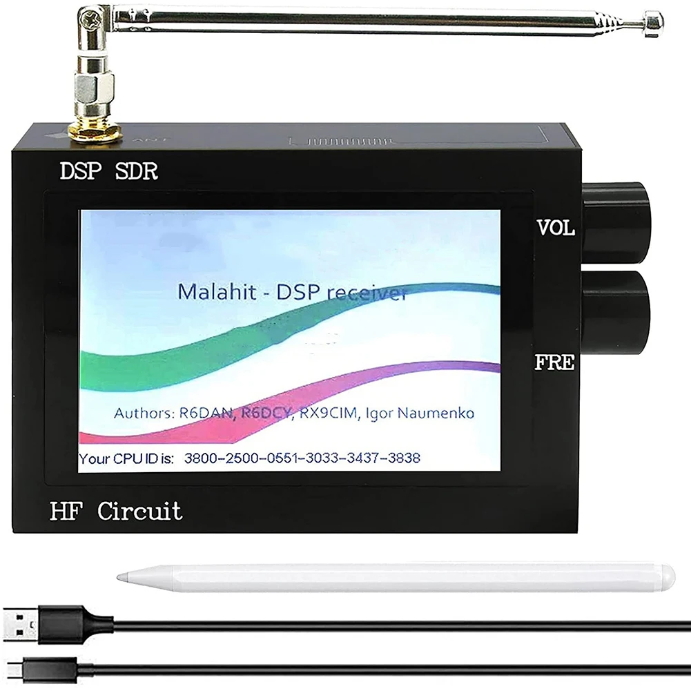 1.10C 50 кгц-2 ГГц DSP SDR ресивер Malahit SDR коротковолновый радиоприемник Малахит DSP SDR ресивер
1.10C 50 кгц-2 ГГц DSP SDR ресивер Malahit SDR коротковолновый радиоприемник Малахит DSP SDR ресивер