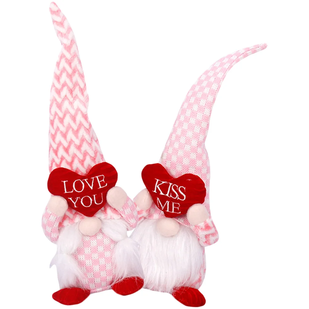 2pcs Lovely Festive Lover Valentine Gnome Dolls Gnome Plush Ornament for Decor Couple Lovers Gift
2pcs Lovely Festive Lover Valentine Gnome Dolls Gnome Plush Ornament for Decor Couple Lovers Gift