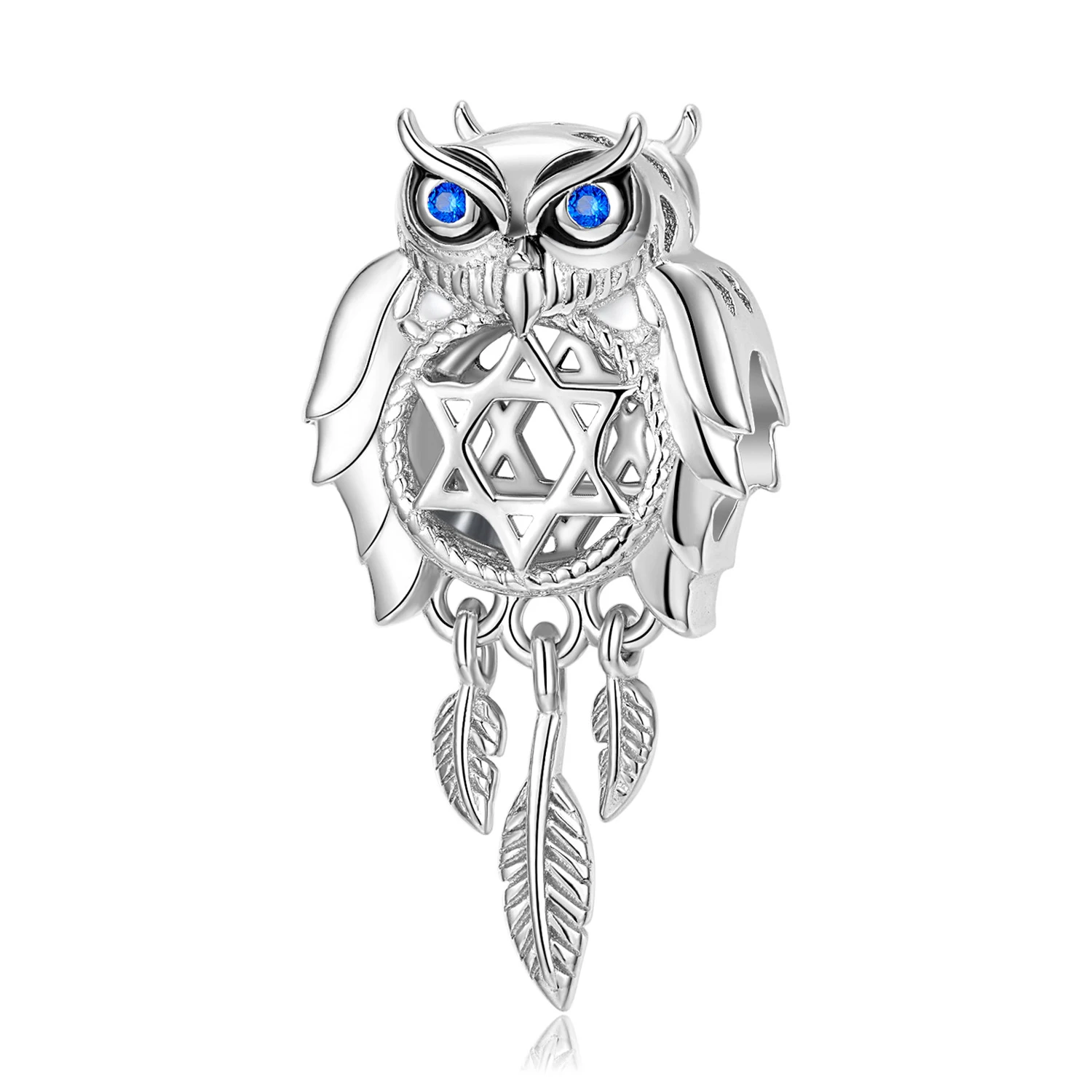 925 Sterling Silver Blue Eyes Night Owl Dreamcatcher Charms for Jewelry Making DIY Bead for Women Fashion Jewelry Accessories
925 Sterling Silver Blue Eyes Night Owl Dreamcatcher Charms for Jewelry Making DIY Bead for Women Fashion Jewelry Accessories