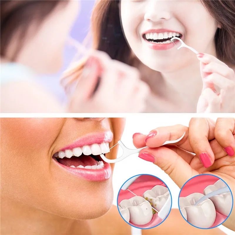 50pcs Dental Floss Picks Teeth Toothpicks Sticks Tooth Clean Oral Hygiene Care Hilo Dental 7.5cm with Portable Box Dental Floss
50pcs Dental Floss Picks Teeth Toothpicks Sticks Tooth Clean Oral Hygiene Care Hilo Dental 7.5cm with Portable Box Dental Floss