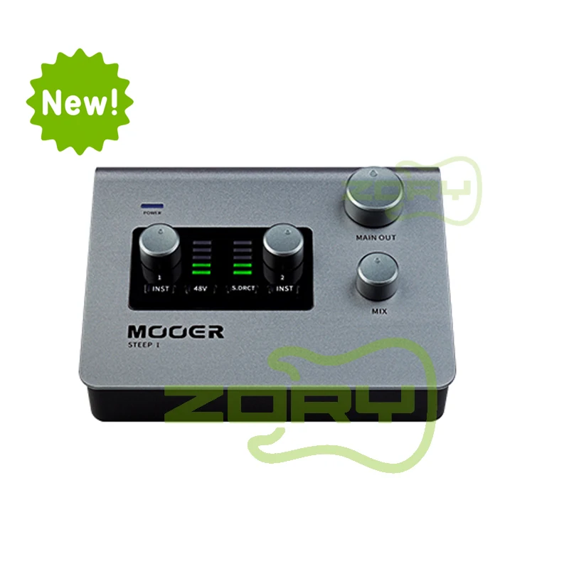 MOOER STEEP audio sound card music producer mobile phone recording and other second-generation XLR interface MIDI interface
MOOER STEEP audio sound card music producer mobile phone recording and other second-generation XLR interface MIDI interface