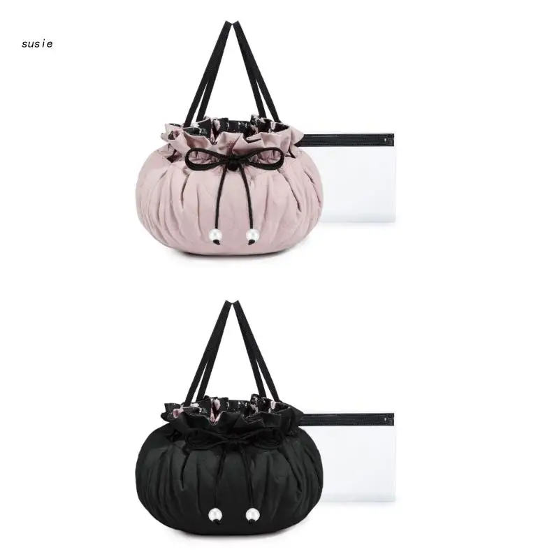 X7YA Drawstring Makeup Bag Cosmetic Bags Travel Makeup Organizer for Women Girls
X7YA Drawstring Makeup Bag Cosmetic Bags Travel Makeup Organizer for Women Girls